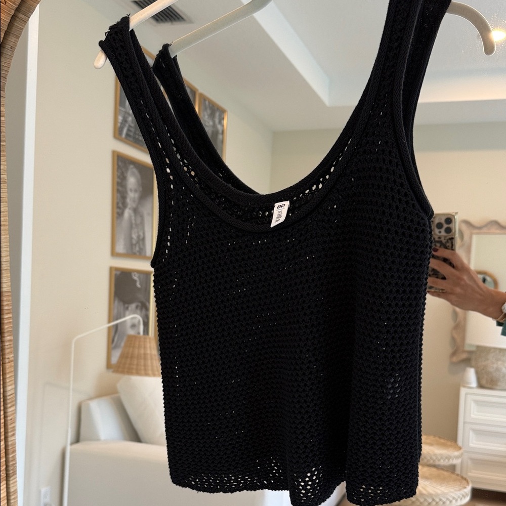 BP Black Knit Tank Top